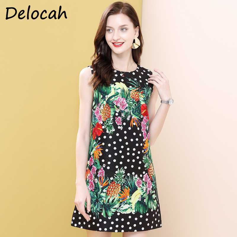 Delocah Summer Fashion Designer Women Dress Sleeveless Gorgeous Crystal Beading Dot Printed Bodycon Mini Dresses vestidos, Multi
Delocah Summer Fashion Designer Women Dress Sleeveless Gorgeous Crystal Beading Dot Printed Bodycon Mini Dresses vestidos, Multi