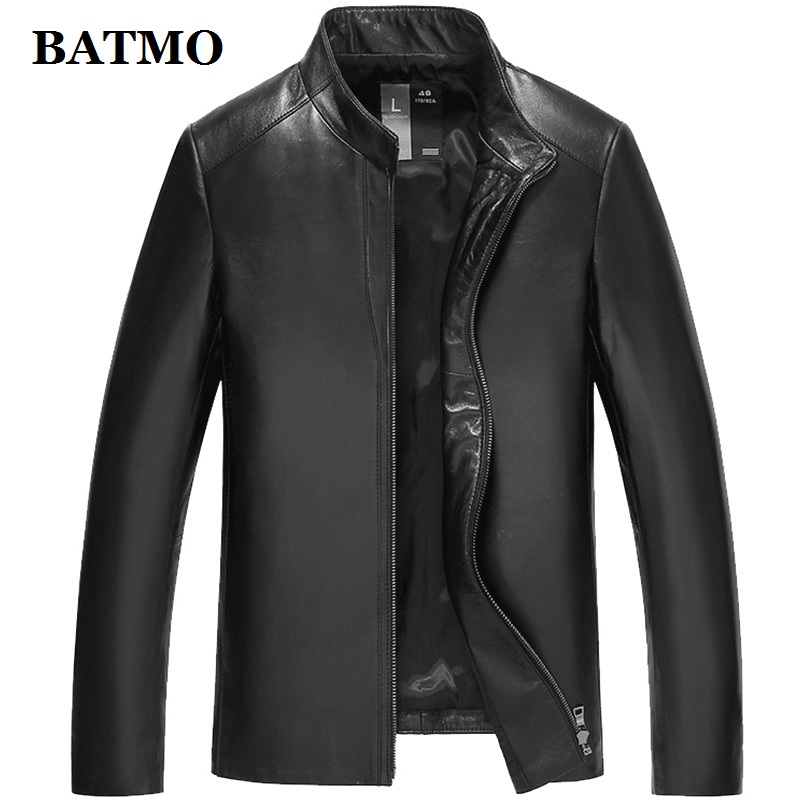 BATMO 2019 new arrival high quality natural sheepskin real leaather jackets men,men's leather jackets, Black
BATMO 2019 new arrival high quality natural sheepskin real leaather jackets men,men's leather jackets, Black