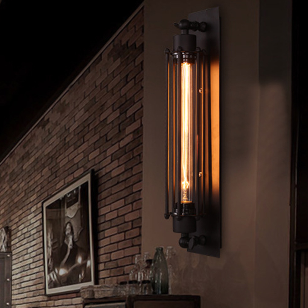 E27 Vintage LED Wall Light Modern Corridor Vintage Retro Industrial Wall Lamp Led W-filament Indoor Light