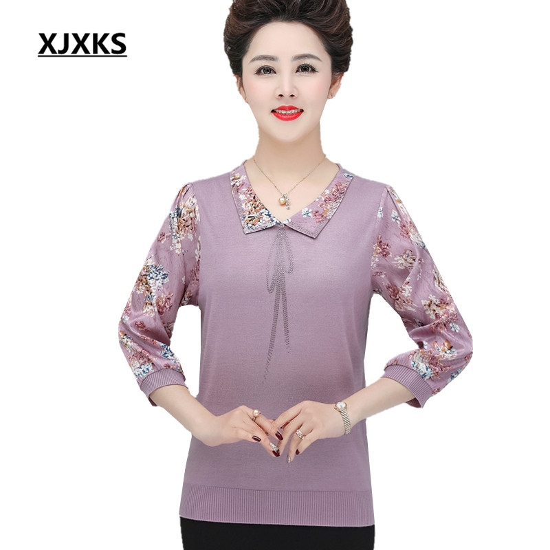 XJXKS Fashion Lapel Women Tops 2020 Spring New Loose Plus Size High-end Wool Knit Thin Sweater Women Pullover, Lavender
XJXKS Fashion Lapel Women Tops 2020 Spring New Loose Plus Size High-end Wool Knit Thin Sweater Women Pullover, Lavender