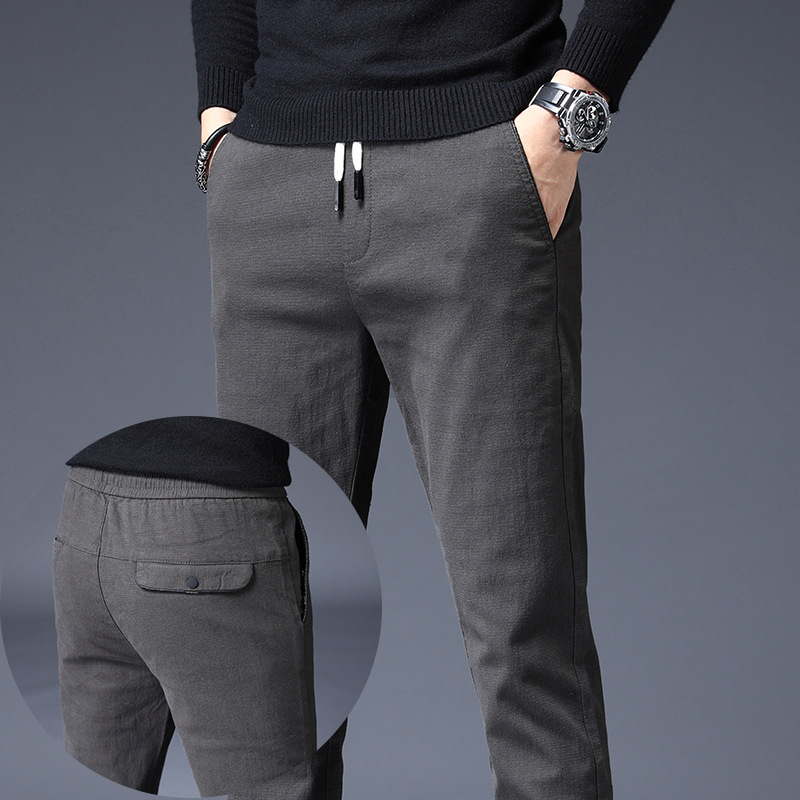 2020 New Men's Stretch Stripe Casual Pants Men's Four Seasons High Quality Business Trousers Straight Trousers Harem Pants, 6610 black
2020 New Men's Stretch Stripe Casual Pants Men's Four Seasons High Quality Business Trousers Straight Trousers Harem Pants, 6610 black