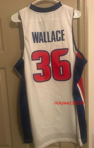 college basketball jerseys vintage Rasheed 36 Wallace jersey white blue throwback mesh stitched embroidery custom big size -5XL, Red
college basketball jerseys vintage Rasheed 36 Wallace jersey white blue throwback mesh stitched embroidery custom big size -5XL, Red