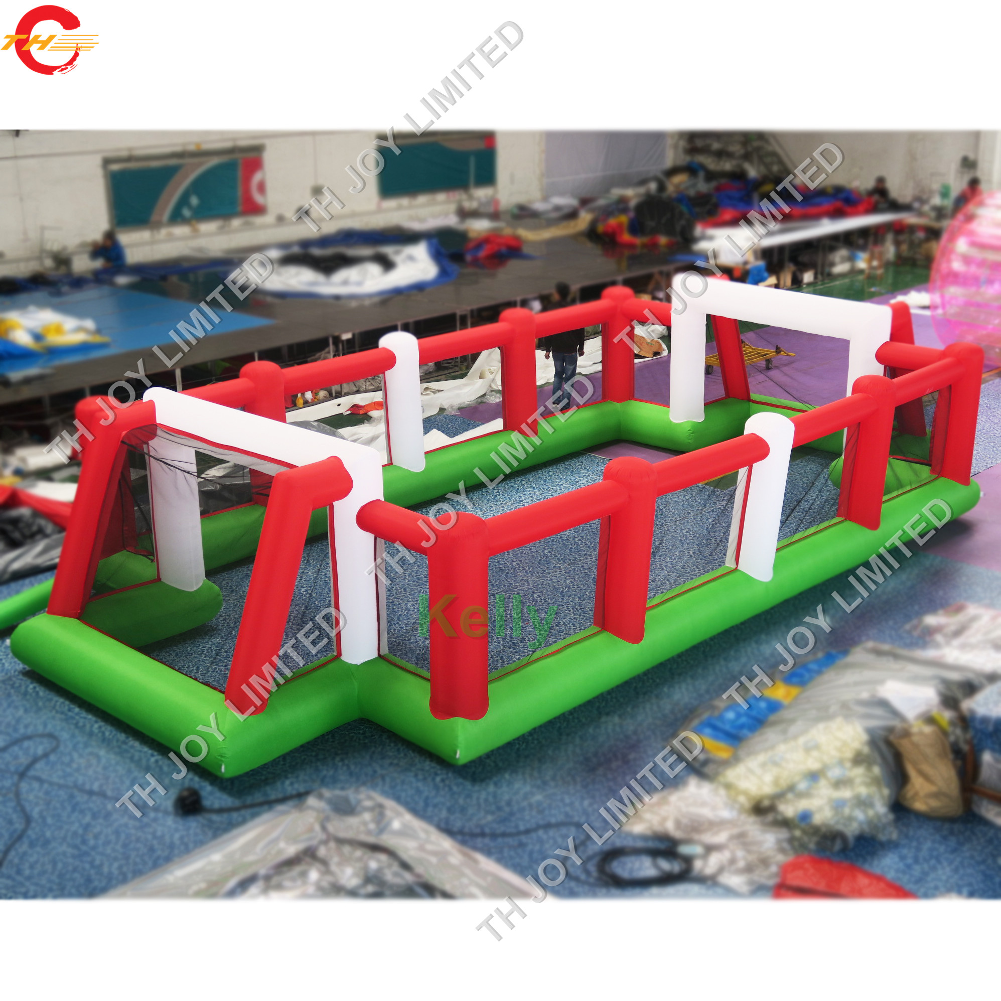 

China factory price cheap Inflatable soccer field, Inflatable football Pitch, inflatable football Court Arena sport games for kids and adult