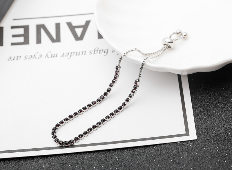 Fashion crystal ladies bracelet light micro-inlaid zircon bracelet female simple adjustable hand Party Jewelry Adjustable Bracelet For Women