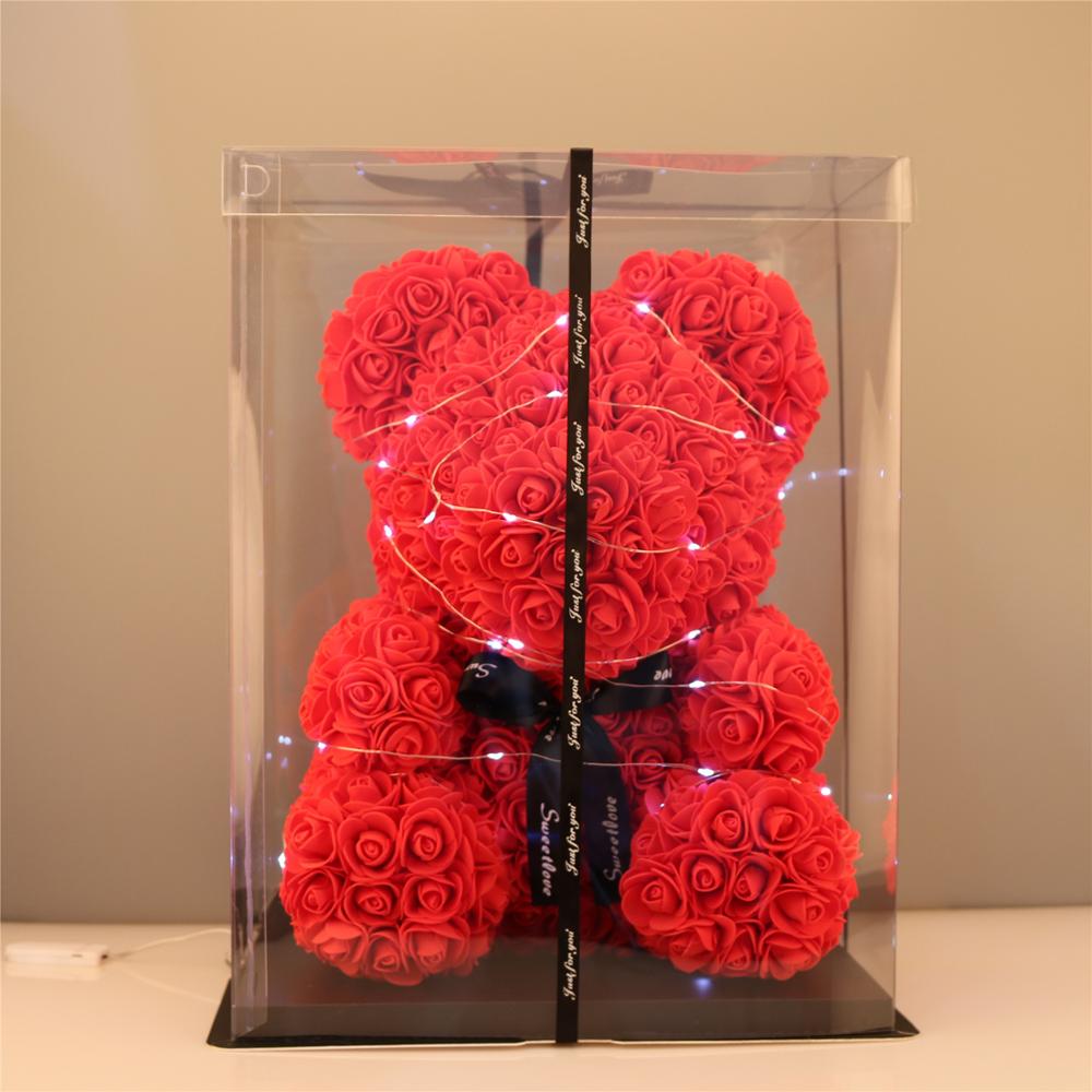 Valentine's Day Present Foam Bear Mold Artificial Flower Head Rose DIY Teddy Bear Bow Ribbons Wedding Birthday Party Gift AS02, 1.5m 10lights
Valentine's Day Present Foam Bear Mold Artificial Flower Head Rose DIY Teddy Bear Bow Ribbons Wedding Birthday Party Gift AS02, 1.5m 10lights