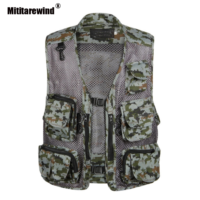 Summer Vest Men Tooling Vest Camouflage Tactical Multi-pockets Fishing Photography Outerwear Chalecos Para Hombre, Model 2 
Summer Vest Men Tooling Vest Camouflage Tactical Multi-pockets Fishing Photography Outerwear Chalecos Para Hombre, Model 2