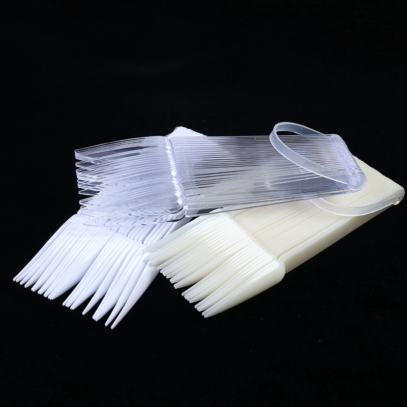 False Nail Art Display Acrylic Practice Fan-shaped Nail Art Polish Color Card Detachable Practice DIY Tool Nombre Del Producto Pokaz Sztucznych Paznok