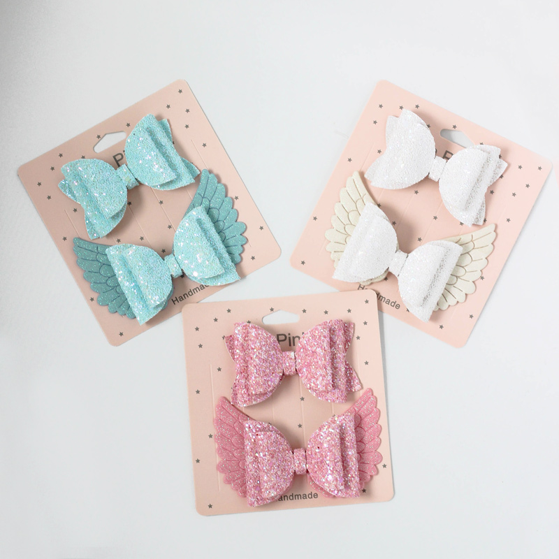 3PCS Handmade Cute Glitter Hair Bow Wing Hairpins Hair Accessories For Girls Kids Child Clip Shiny Princess Party Headwear, 2pcs
3PCS Handmade Cute Glitter Hair Bow Wing Hairpins Hair Accessories For Girls Kids Child Clip Shiny Princess Party Headwear, 2pcs