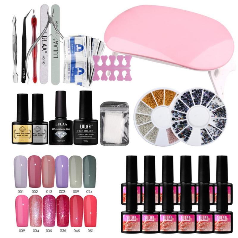 Gel Nail Polish Starter Kit Professional Manicure Tools Set Manicure Tools Essentials Nail Art Kit with Base Top Coat
Gel Nail Polish Starter Kit Professional Manicure Tools Set Manicure Tools Essentials Nail Art Kit with Base Top Coat