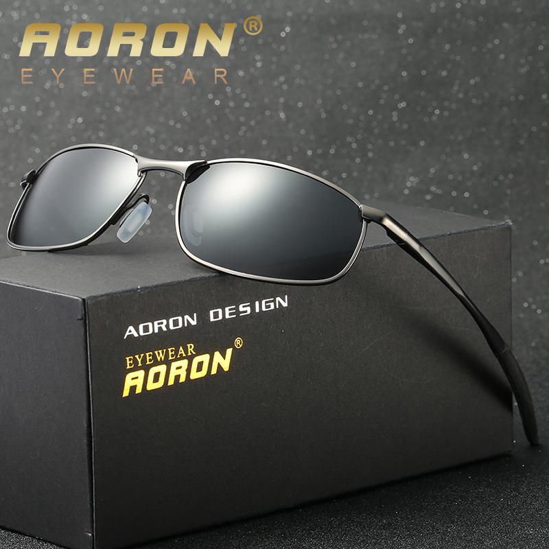 AORON Brand Designer Original Polarized Sunglasses Goggles Men Designer Mirror Glasses oculos de sol Eyewear Accessories A395, White;black
AORON Brand Designer Original Polarized Sunglasses Goggles Men Designer Mirror Glasses oculos de sol Eyewear Accessories A395, White;black
