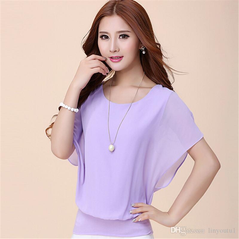 2020 plus size Blouse Women Tops feminine blouse Summer Chiffon Casual Shirts Ladies Shirt Clothing For Women Tops