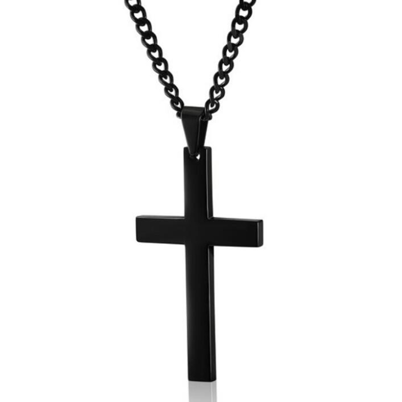 Christian Jesus Single Titanium Steel Cross Necklace Stainless Steel Gold Silver Black Prayer Choker Crucifix Pendants Men Jewelry Gift
Christian Jesus Single Titanium Steel Cross Necklace Stainless Steel Gold Silver Black Prayer Choker Crucifix Pendants Men Jewelry Gift