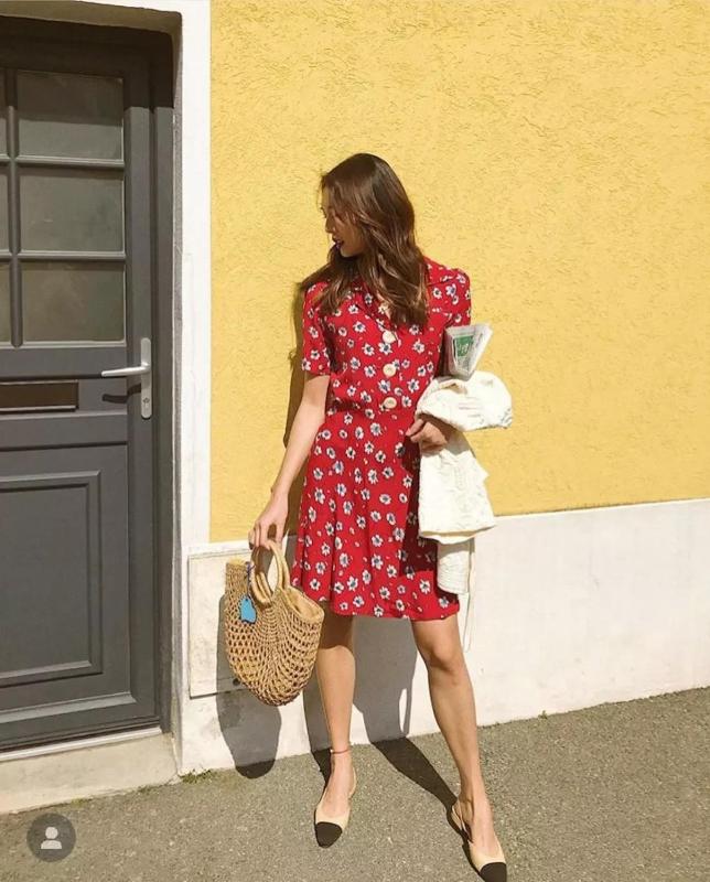 Women Dress 2019 Summer Large Button Lapel Short Sleeve Print V-neck mini Dress for holiday, Red
Women Dress 2019 Summer Large Button Lapel Short Sleeve Print V-neck mini Dress for holiday, Red