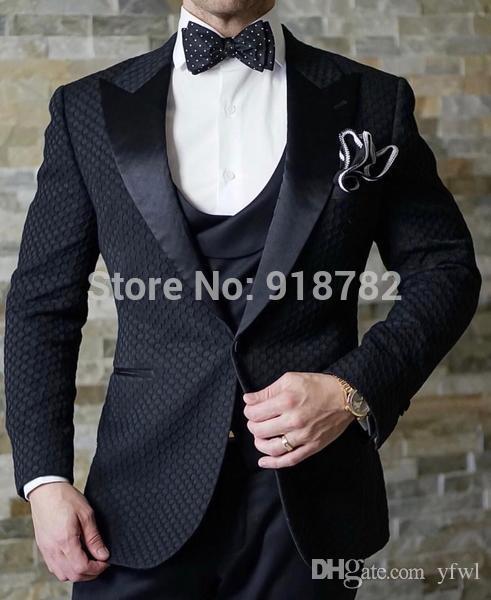 Classic Peak Lapel tuxedos groom wedding men suits mens wedding suits tuxedo costumes de smoking pour hommes men(Jacket+Pants+Tie+Vest) 152, Same as image
Classic Peak Lapel tuxedos groom wedding men suits mens wedding suits tuxedo costumes de smoking pour hommes men(Jacket+Pants+Tie+Vest) 152, Same as image