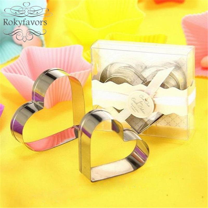 20Sets Heart Cookie Cutter Favors Wedding Gifts Party Giveaways Birthday Keepsake Baby Souvenir Ideas Bridal Shower