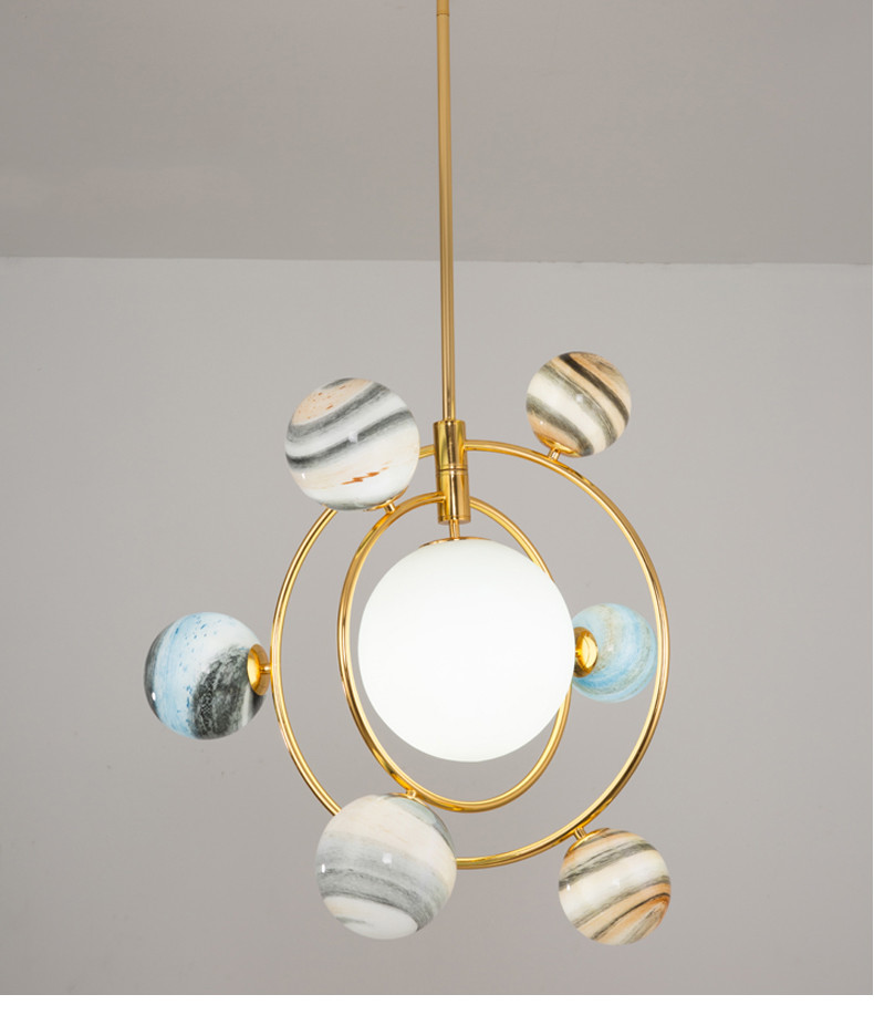2020 New Stray Earth Chandelier Lighting Children's Room Bedroom led Lighting Lamp Kindergarten Dance Room Decoration Chandelier