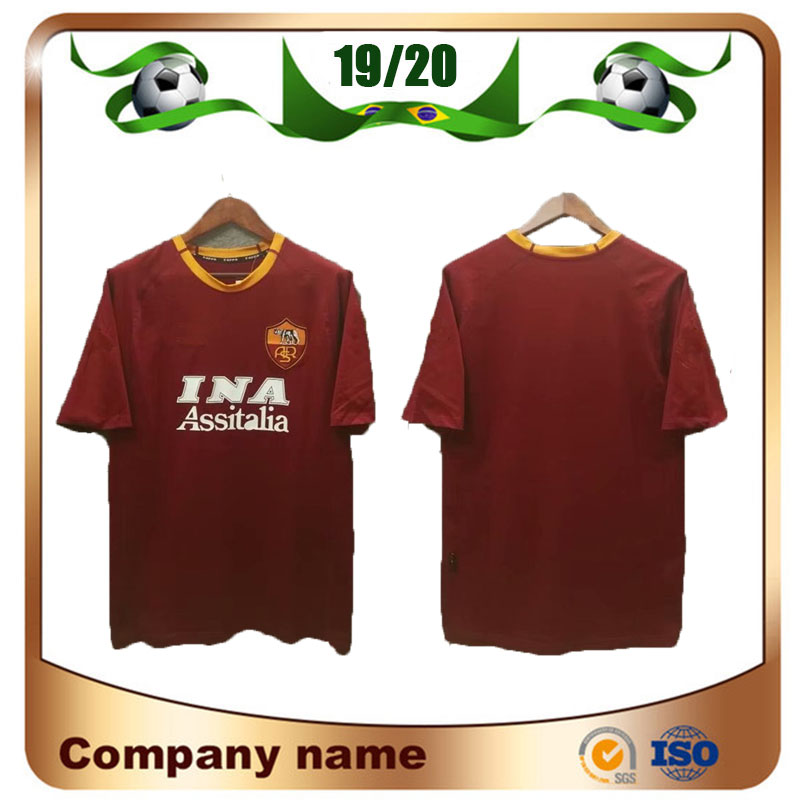 2000/2001 Retro Edition Rome Soccer jerseys 00/01 Home #10 TOTTI #20 BATISTUTA #9 MONTELLA Soccer Shirt Customized football uniforms, 00/01 retro edition home
2000/2001 Retro Edition Rome Soccer jerseys 00/01 Home #10 TOTTI #20 BATISTUTA #9 MONTELLA Soccer Shirt Customized football uniforms, 00/01 retro edition home