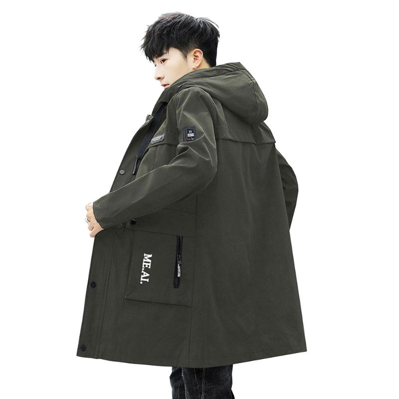 Men's windbreaker fashion trend high-quality men's 2020 spring and autumn new slim hooded jacket casual street parka, Ai-black
Men's windbreaker fashion trend high-quality men's 2020 spring and autumn new slim hooded jacket casual street parka, Ai-black