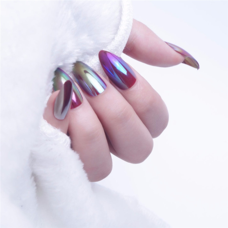 24pc Fasion Mirror Oval Stiletto Fake Nails Tips Full Cover False Nails Solid Colors with Glue Stickers Press on Acrylic, White
24pc Fasion Mirror Oval Stiletto Fake Nails Tips Full Cover False Nails Solid Colors with Glue Stickers Press on Acrylic, White