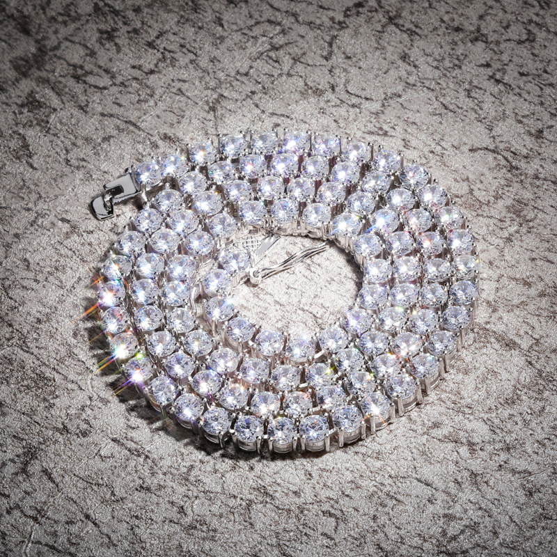 Designer Necklace Diamond Tennis Chain 3MM 5MM Hip Hop Bling Chains Jewelry Men 925 Luxury Sterling Silver Iced Out Link S925 Hiphop Rapper
Designer Necklace Diamond Tennis Chain 3MM 5MM Hip Hop Bling Chains Jewelry Men 925 Luxury Sterling Silver Iced Out Link S925 Hiphop Rapper