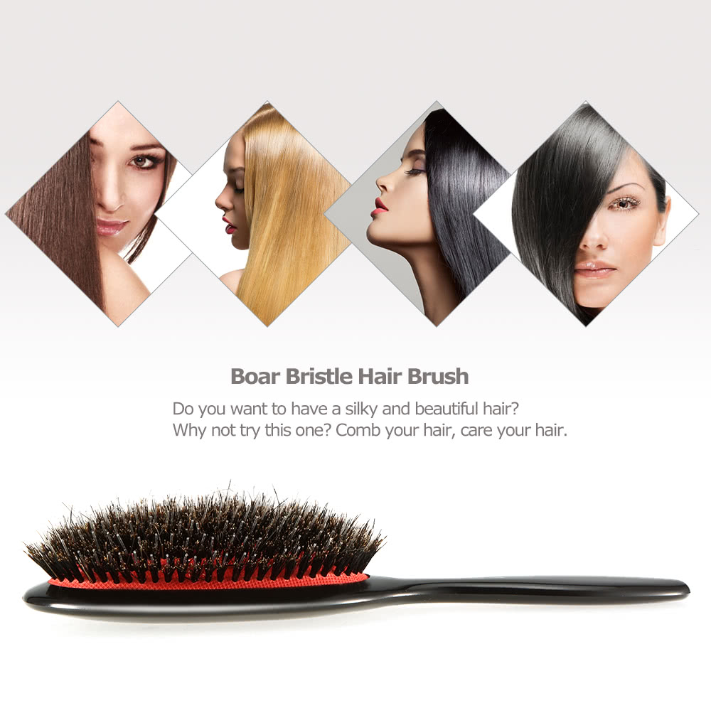 Bristle Hair Brush Scalp Nylon Hairbrush Comb Women Tangle Hairdressing Professional Anti-static Hair Combs Styling Tool