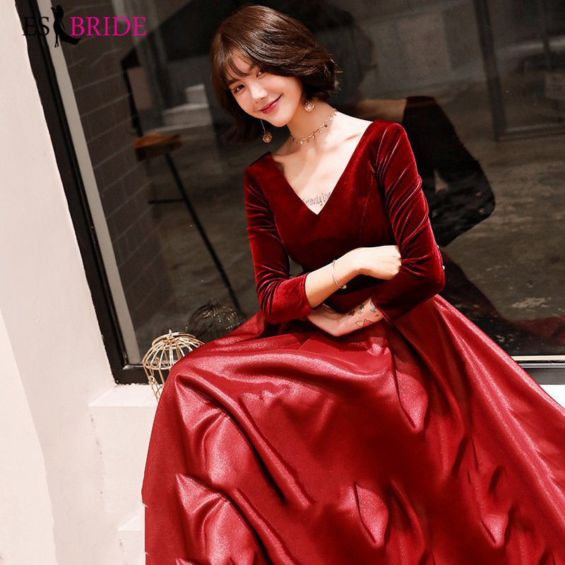 Burgundy Red Evening Dresses Elegant V-neck Long A-line Evening Dress Formal Long Women Dress Party Prom ES2643, Beige
Burgundy Red Evening Dresses Elegant V-neck Long A-line Evening Dress Formal Long Women Dress Party Prom ES2643, Beige