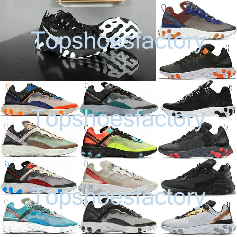 40+Colors Epic React Element 87 55 Undercover Men Running Shoes For Women Designer Sneakers Sports Men Trainer Shoe Sail Light Bone Royal
40+Colors Epic React Element 87 55 Undercover Men Running Shoes For Women Designer Sneakers Sports Men Trainer Shoe Sail Light Bone Royal