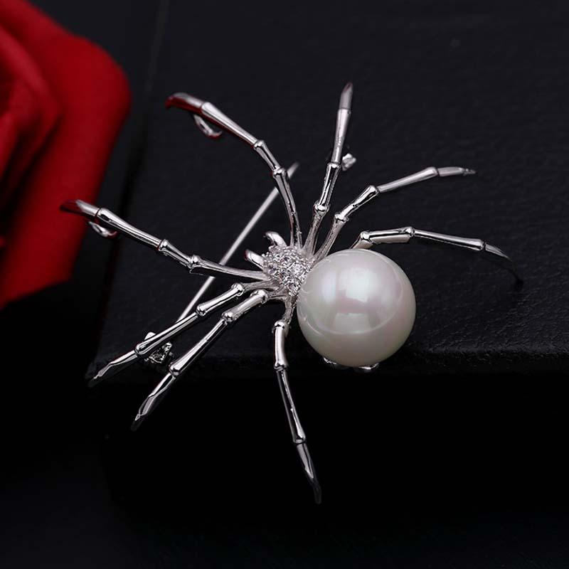 Other Body Jewelry Arrival High Quality Insect Shape Spider Brooch For Man & Women Christmas Gift Sweater Coat Accessories