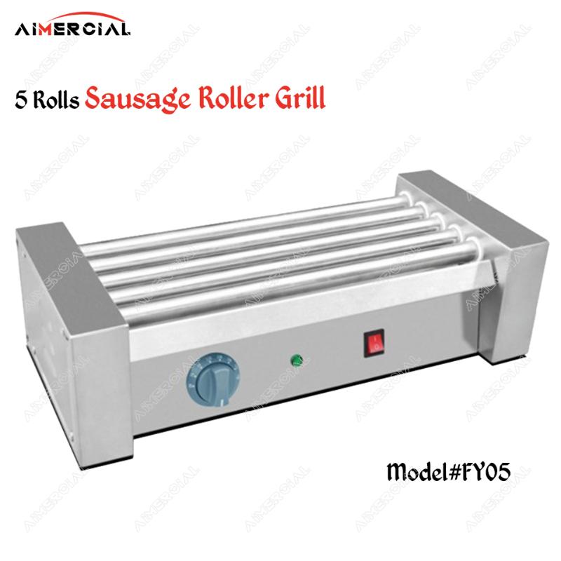 FY05 Electric sausage grill machine Stainless Steel sausage roller grill commercial hot dog roller 5/7/9/11 Rolls
FY05 Electric sausage grill machine Stainless Steel sausage roller grill commercial hot dog roller 5/7/9/11 Rolls