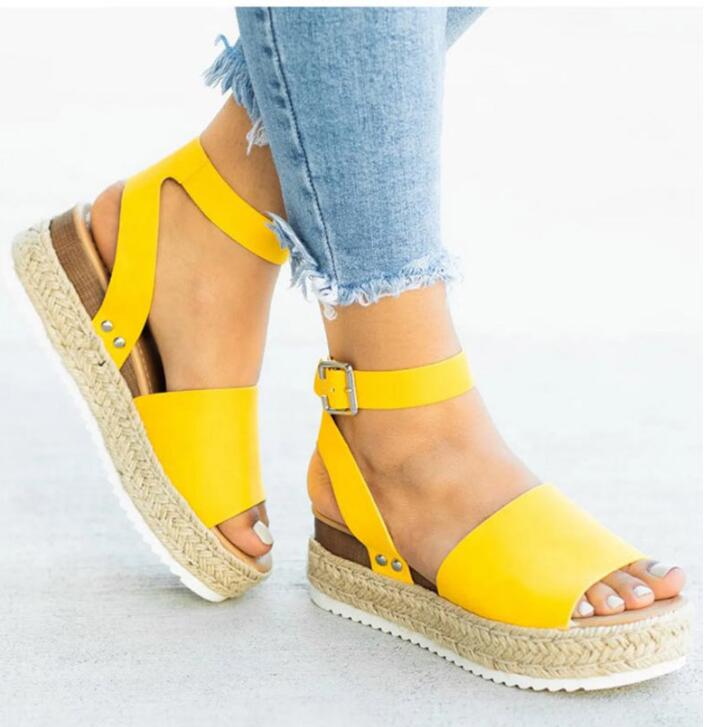 Hot Sale-High Heels Sandals Summer Chaussures Femme Platform Sandals