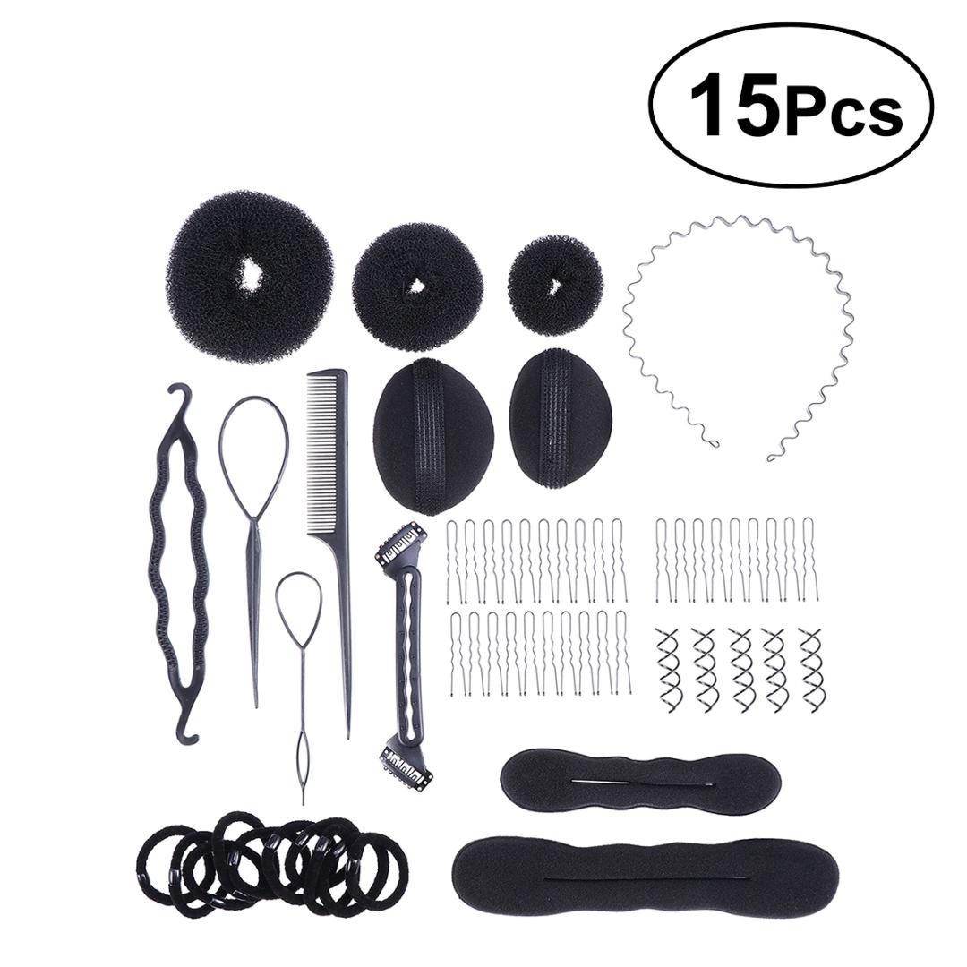 1 Set of Hair Styling Kit Multi-purpose Professional Complete Hair Accessory Styling Tools Bun Clip for Beauty Care Salon
1 Set of Hair Styling Kit Multi-purpose Professional Complete Hair Accessory Styling Tools Bun Clip for Beauty Care Salon