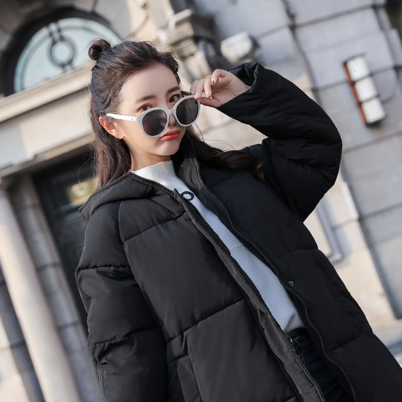 Thickening Down Cotton-padded Clothes Woman Winter Loose Coat Tide 2019 Easy Long Cotton-padded Jacket Student Ins Cotton, Black
Thickening Down Cotton-padded Clothes Woman Winter Loose Coat Tide 2019 Easy Long Cotton-padded Jacket Student Ins Cotton, Black
