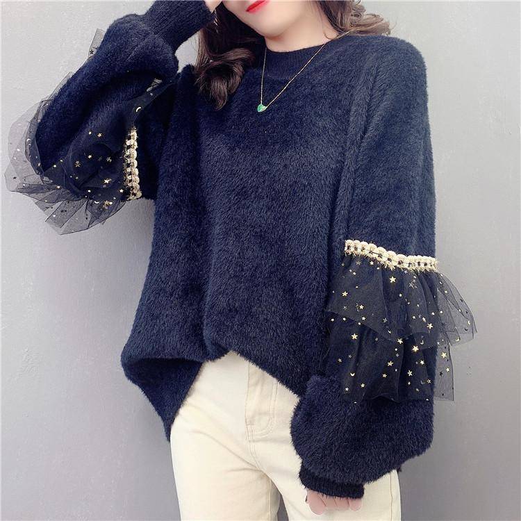 2020 New Fashion Autumn Winter Warm Women Faux Mink Sweater Knitwear Female Elegant Loose Pullovers Femme Tops Pull Jumper T01, White
2020 New Fashion Autumn Winter Warm Women Faux Mink Sweater Knitwear Female Elegant Loose Pullovers Femme Tops Pull Jumper T01, White