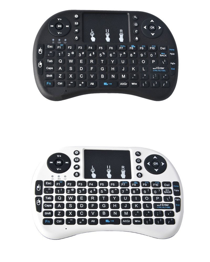 i8 2.4GHz Wireless Mouse Gaming Keyboards Backlight Multi-color Backlit Mouse Remote Control for TV Android Boxes MXQ PRO t95 X96 tx3 h96