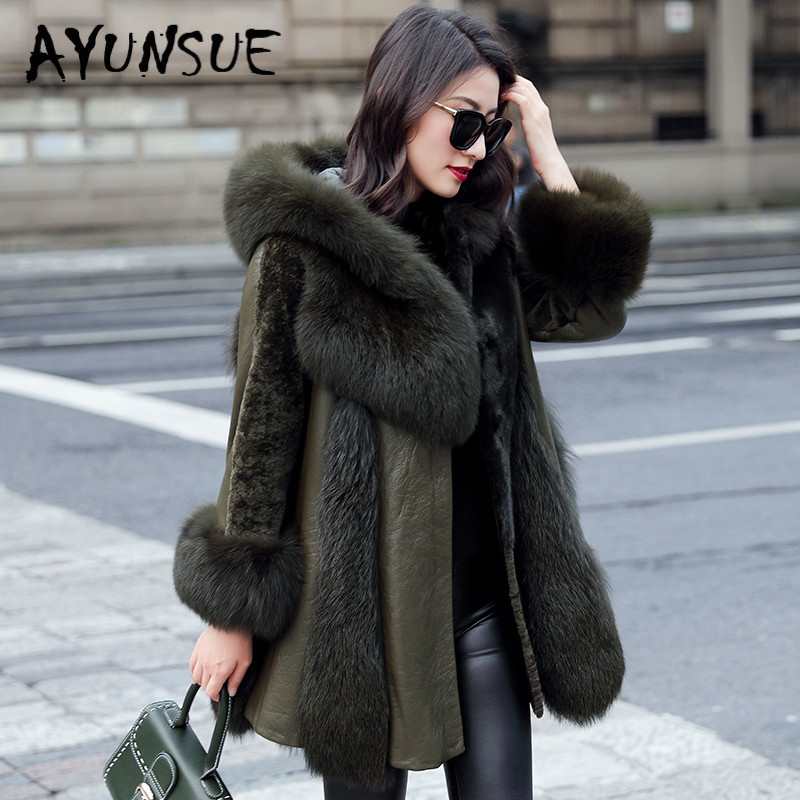Natural Fur Coat Women 100% Wool Jacket Women Clothes 2019 Fur Hooded Parka Real Winter Coat ZM-18901 YY2312, Army green
Natural Fur Coat Women 100% Wool Jacket Women Clothes 2019 Fur Hooded Parka Real Winter Coat ZM-18901 YY2312, Army green