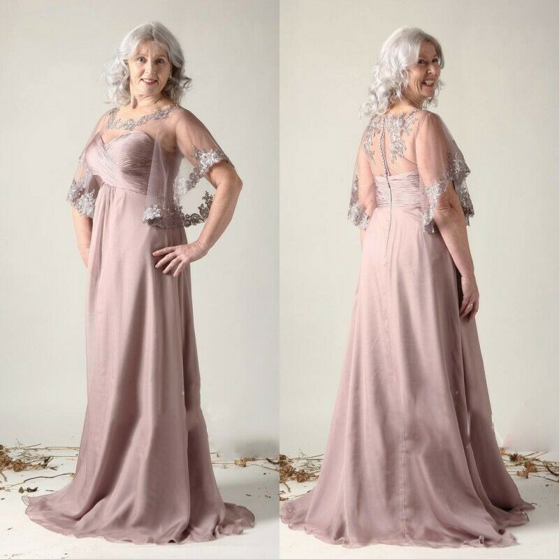 Plus Size 2020 Mother Of The Bride Dresses Short Sleeve Lace Appliqued Chiffon Long Evening Gown For Weddings
Plus Size 2020 Mother Of The Bride Dresses Short Sleeve Lace Appliqued Chiffon Long Evening Gown For Weddings
