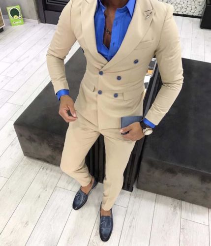 2020 Champagne Mens Double Breasted Business Suits Men Custom Wedding Gentleman Suits Male Grooming 2 Pieces Jacket Pants, Black
2020 Champagne Mens Double Breasted Business Suits Men Custom Wedding Gentleman Suits Male Grooming 2 Pieces Jacket Pants, Black