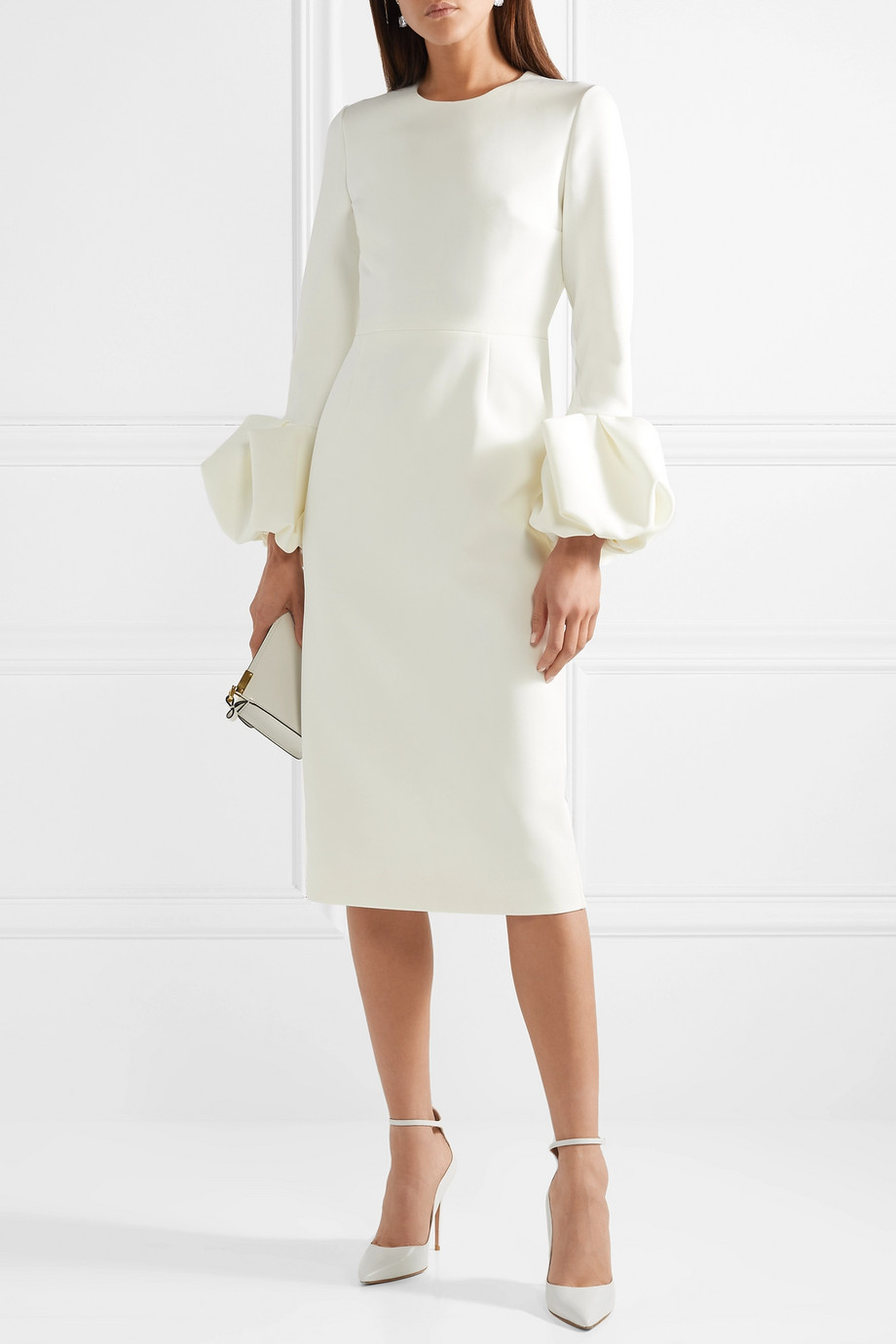 Long Sleeve White Women Dresses 2020 New Summer Fashion Chiffon Dress Charm Elegant Long Sleeve Office Dress Female, Same as picture
Long Sleeve White Women Dresses 2020 New Summer Fashion Chiffon Dress Charm Elegant Long Sleeve Office Dress Female, Same as picture