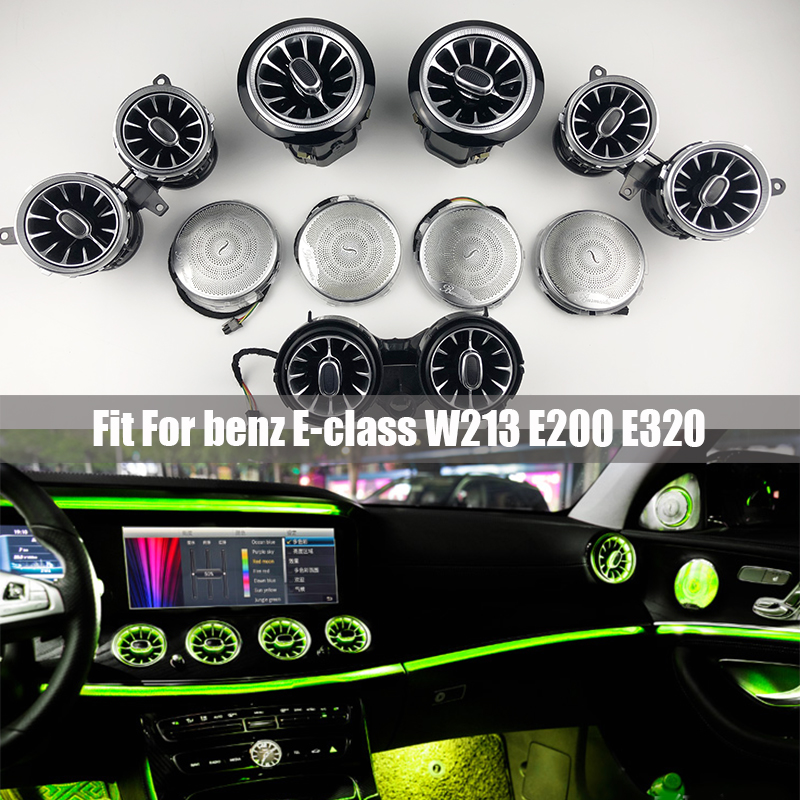 Car ambient light For E class W213 E200 E320 LED Rotary treble turbine air vent Car air condition vent decoration lamp
Car ambient light For E class W213 E200 E320 LED Rotary treble turbine air vent Car air condition vent decoration lamp