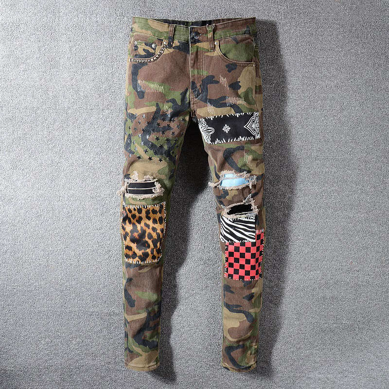 Mens Jeans Hip Hop Distressed Zipper Jeans Army Green Ripped Denim Pants Fashion Mens Stylist Pants, Army green #596
Mens Jeans Hip Hop Distressed Zipper Jeans Army Green Ripped Denim Pants Fashion Mens Stylist Pants, Army green #596