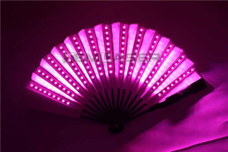 Single Color LED Fan Stage Performance Dancing Lights Fans Bar Nightclub EDM Fluorescent Party Performance Props Gift