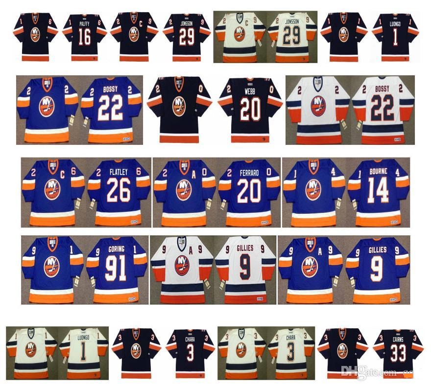 Vintage New York Islanders Jerseys 20 Webb 16 Ziggy Palffy 29 KENNY JONSSON 1 ROBERTO LUONGO 3 Zdeno Chara 33 Eric Cairns CCM Retro Hockey, Colour 3
Vintage New York Islanders Jerseys 20 Webb 16 Ziggy Palffy 29 KENNY JONSSON 1 ROBERTO LUONGO 3 Zdeno Chara 33 Eric Cairns CCM Retro Hockey, Colour 3