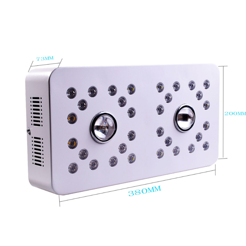 LED Grow Light Full Spectrum Double Switch Dimmable 1000W COB and Double Chips for Indoor Tent Greenhouses Hydroponics