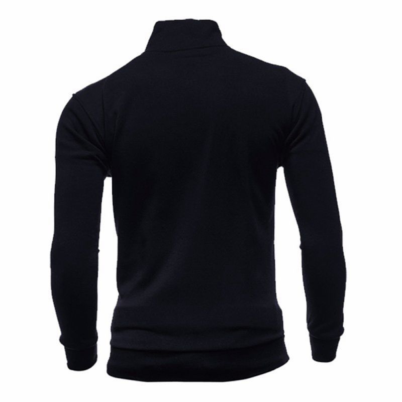 New Basic Zip Hoodies Sweatshirt Autumn Spring Men Up Jacket Casual Long Sleeve Slim Fitness Hoody Sportswear Male C19040101