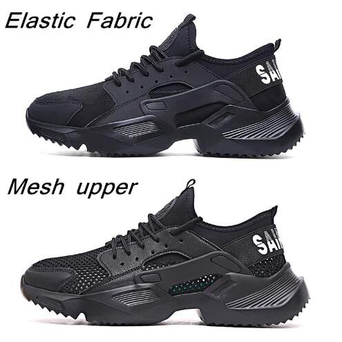 Lizeruee Work Safety Shoes 2020 fashion sneakers Ultra-light soft bottom Men Breathable Anti-smashing Steel Toe Work Boots F025