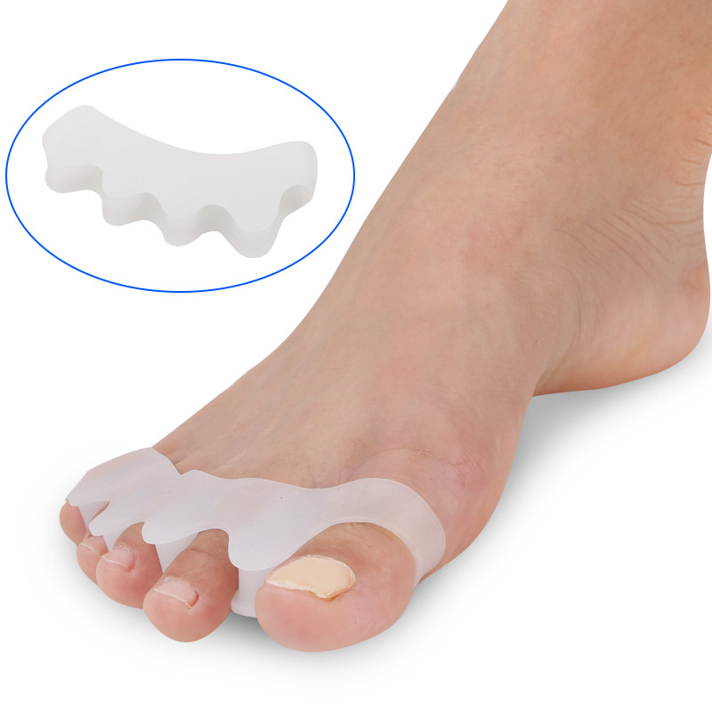 Silicone Bunion Corrector Toe Separators Foot Care Tool Hallux Valgus Corrector Straightener Spreader Free 5colors Separadores De Dedos