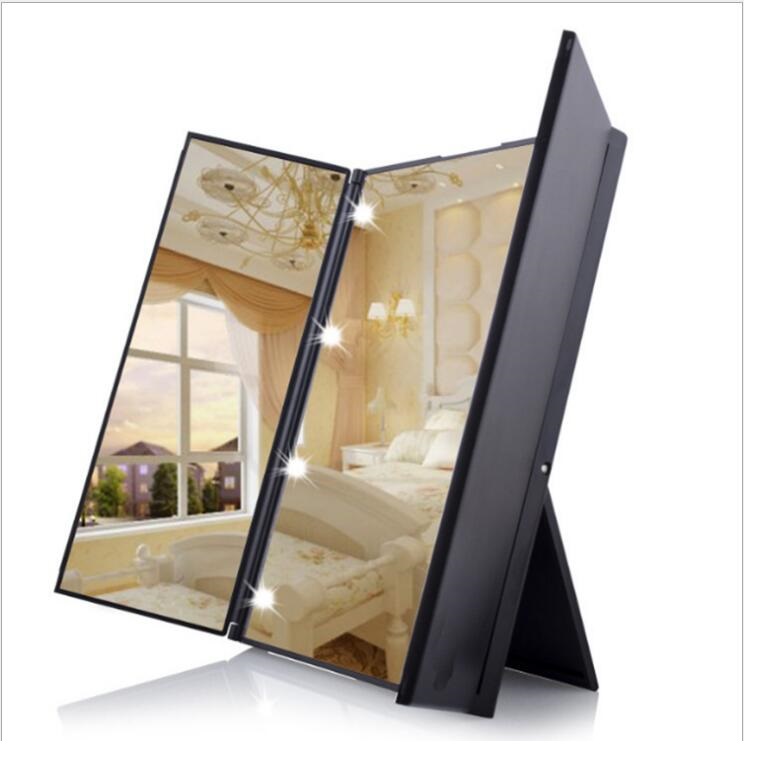 LED make up mirror foldable inside battery mini foldable Portable Folding Compact Cosmetic with LED Light retail packing
LED make up mirror foldable inside battery mini foldable Portable Folding Compact Cosmetic with LED Light retail packing