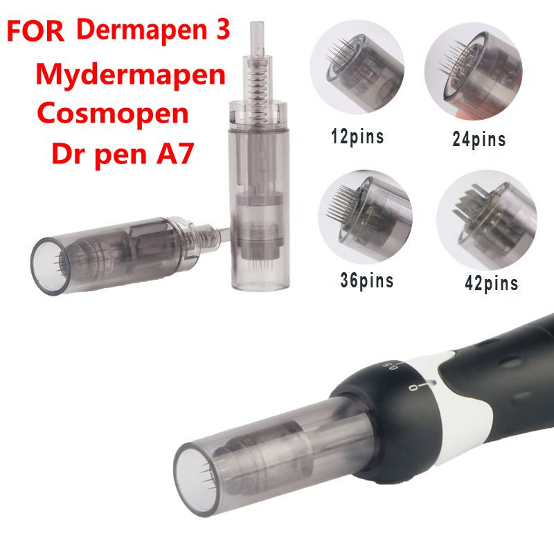 Grey Color 12 Needle Replacement Cartridge Fits Dermapen 3 Mydermapen Cosmopen Dr pen A7 Skin Care Lighten Rejuvenation 25pcs/lot
Grey Color 12 Needle Replacement Cartridge Fits Dermapen 3 Mydermapen Cosmopen Dr pen A7 Skin Care Lighten Rejuvenation 25pcs/lot