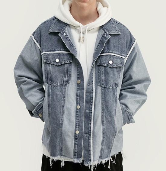 Autumn Winter New Style Mens Jackets Fashion Frayed Color Matching Vintage Jackets Motorcycle Jacket Loose Jackets Outwear M-4XL, Khaki
Autumn Winter New Style Mens Jackets Fashion Frayed Color Matching Vintage Jackets Motorcycle Jacket Loose Jackets Outwear M-4XL, Khaki