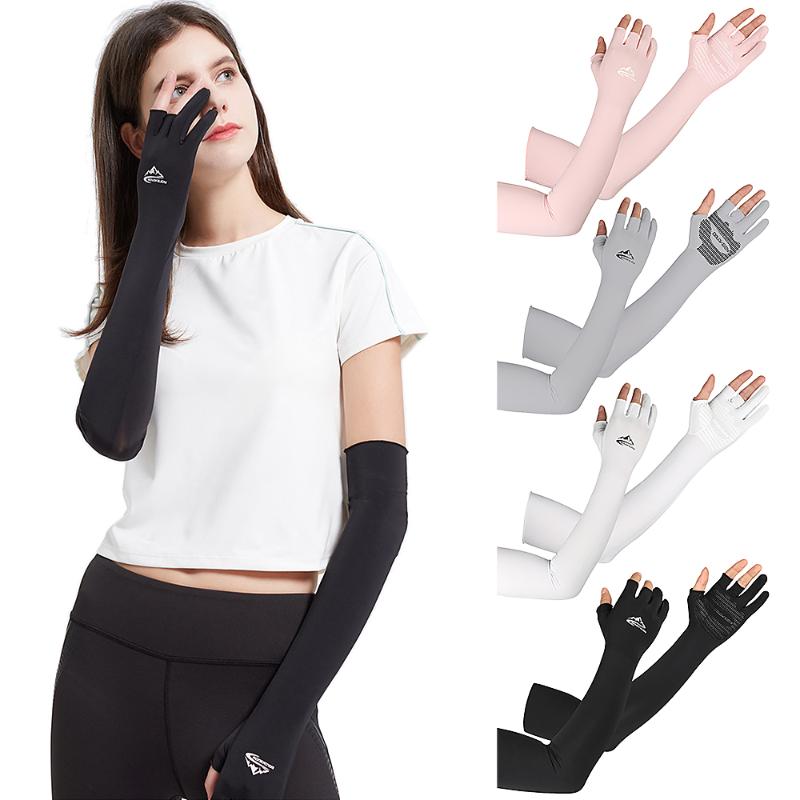 Arm Sleeves Ergonomic Fingers Men Women UV Sun Protection Long Arms Sleeves Cover Cycling Driving Running Golfing Football, White
Arm Sleeves Ergonomic Fingers Men Women UV Sun Protection Long Arms Sleeves Cover Cycling Driving Running Golfing Football, White